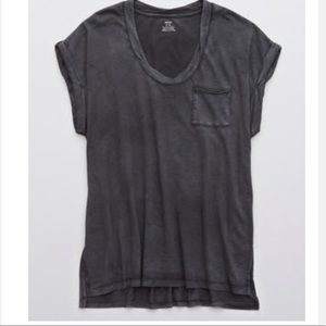 ISO Aerie Boyfriend Rope Voop T-Shirt in White XXL